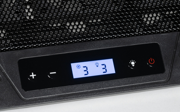 Подставка Evolution LCS-09 RGB для ноутбука до 17 дюймов, с активным охлаждением и красочной подсветкой