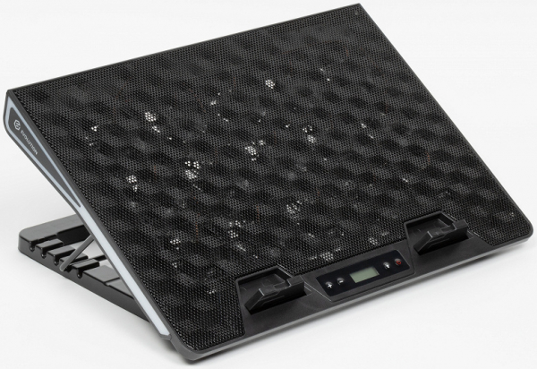 Подставка Evolution LCS-09 RGB для ноутбука до 17 дюймов, с активным охлаждением и красочной подсветкой