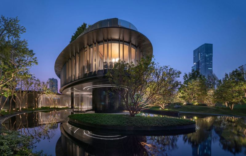 Парк Южной набережной Пачжоу в городе Гуанчжоу, Китай