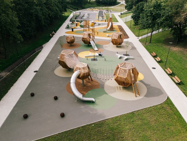 Реконструкция парка "Kovo 11" в городе Каунас, Литва