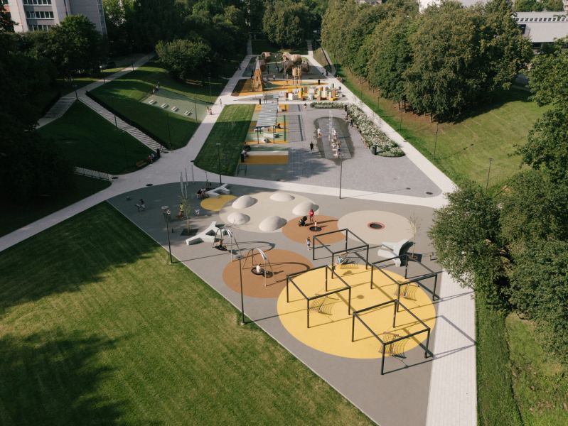 Реконструкция парка "Kovo 11" в городе Каунас, Литва