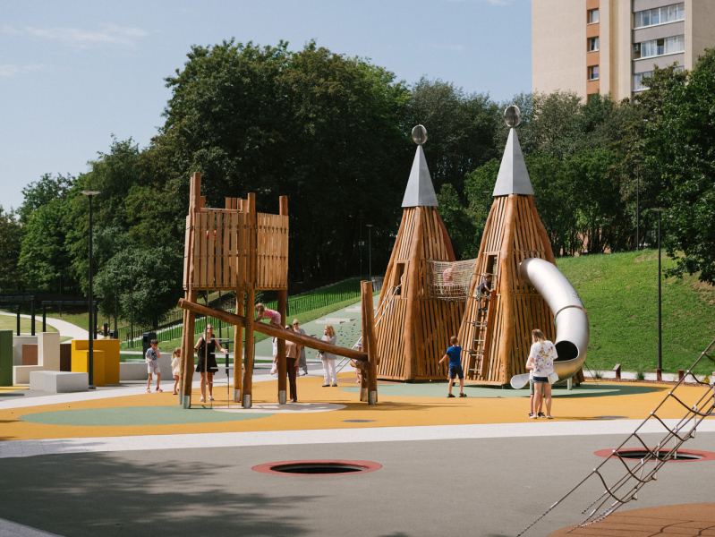Реконструкция парка "Kovo 11" в городе Каунас, Литва