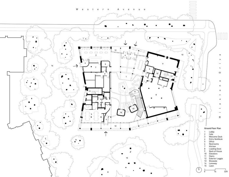 Завершён Дом на дереве Дэвида Рубенштейна в Бостоне, США