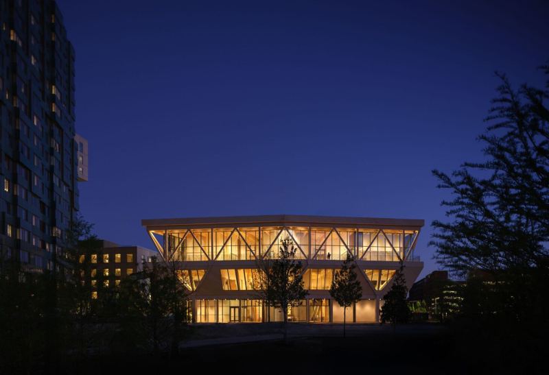 Завершён Дом на дереве Дэвида Рубенштейна в Бостоне, США