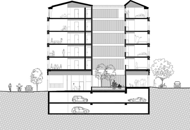 24 единицы нового социального жилья в городе Венсен, Франция