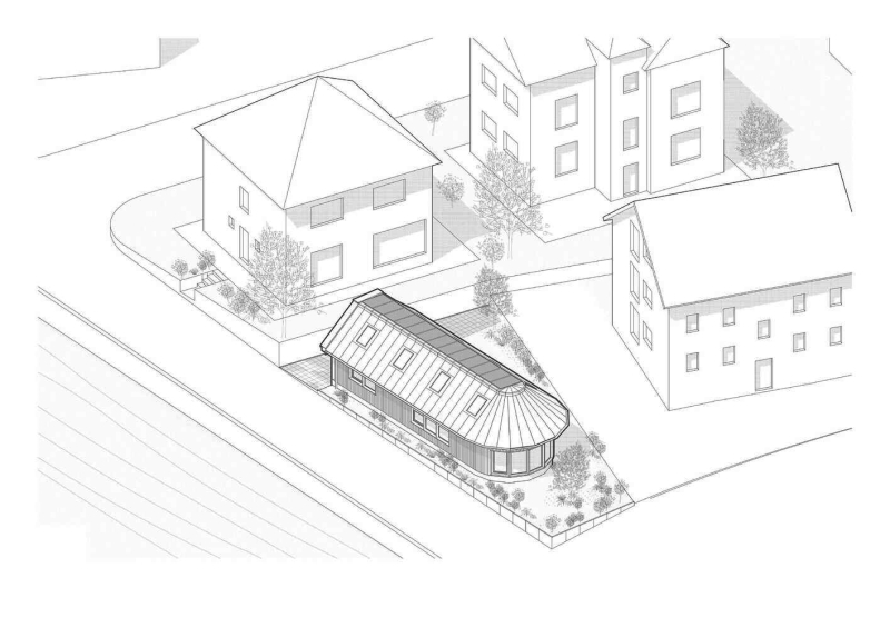 Частный дом особой формы в городе Гейдельберг, Германия