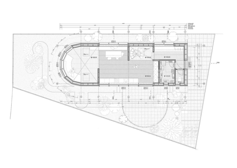 Частный дом особой формы в городе Гейдельберг, Германия
