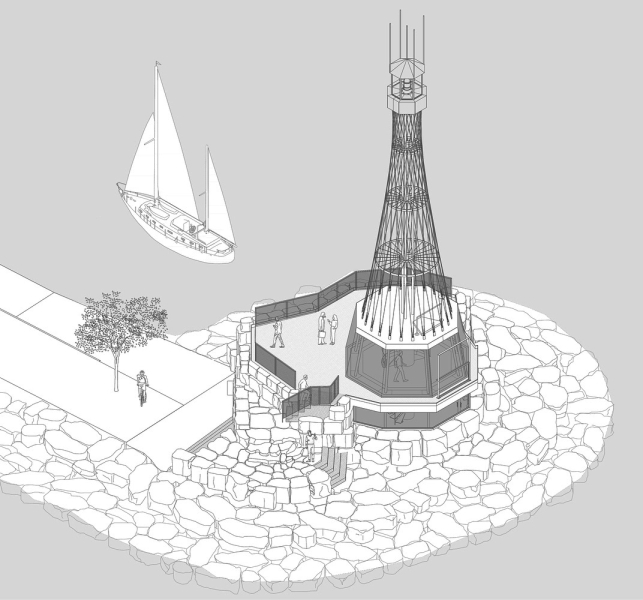 Маяк "Фаре-Илиам" начал дежурство в городе Колоньи, Швейцария