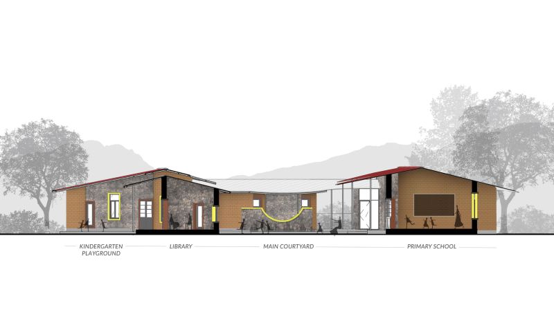 Новый детский сад и начальная школа Ханг Тау, Вьетнам