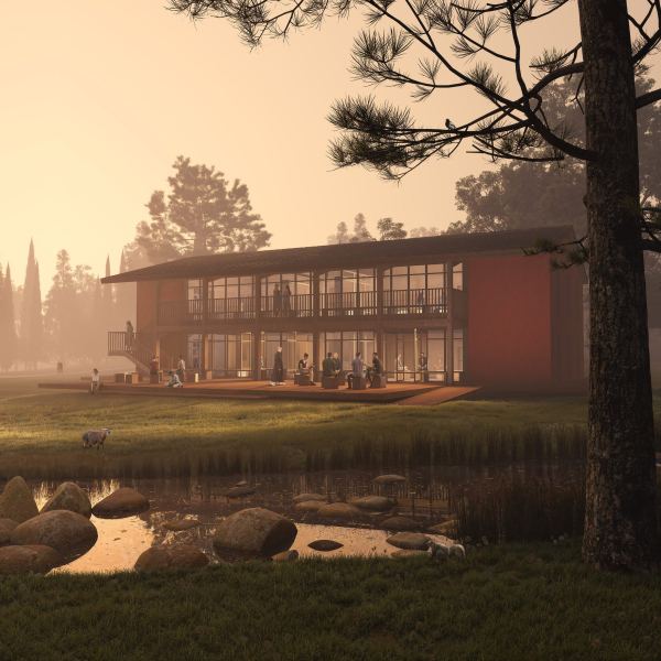 Представлены планы по реконструкции буддийского монастыря во Франции