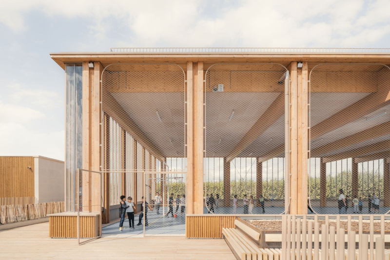 Школьный комплекс Симоны Вейль в Трамбле-ан-Франс, Франция